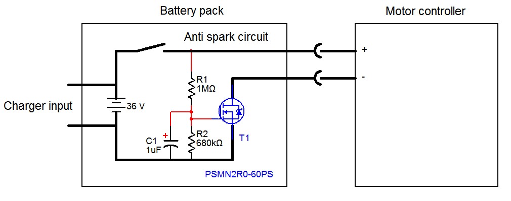 Spark-eliminator-circuit-built-into-battery-pack.JPG