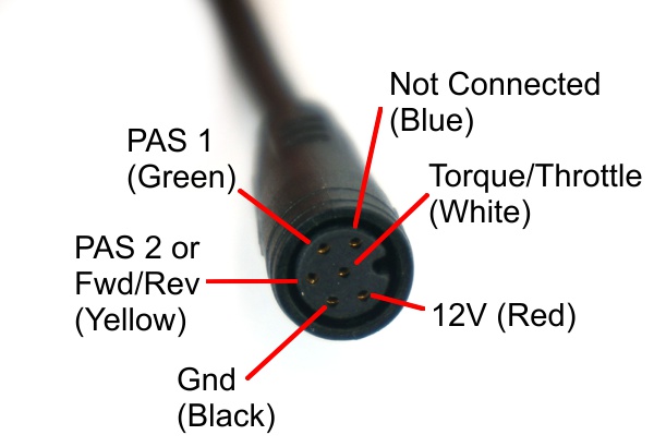 6 Pin HiGo Plug for PAS / Torque Sensors